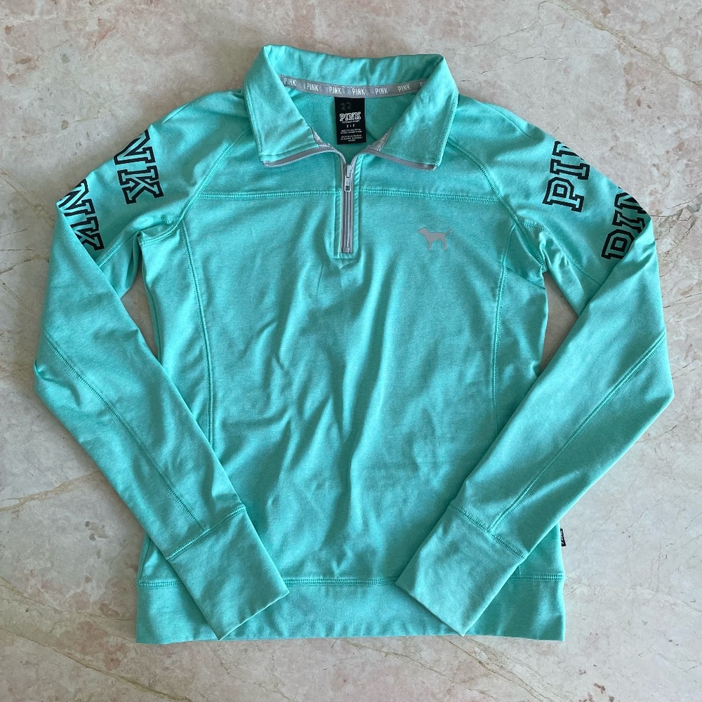 Victoria's Secret PINK light blue athletic sweater